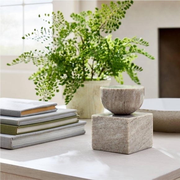 Modern Marble Figural Beige - Threshold™ designed with Studio McGee NWT - Picture 2 of 7